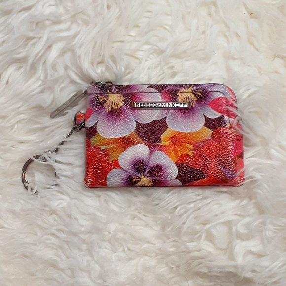 Rebecca Minkoff Floral Keychain Coin Purse